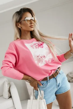 BLUZA BAWEŁNIANA ELEPHANT ŁOSOSIOWA