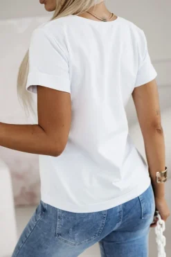 T-SHIRT CHAMPAGNE CLUB BIAŁY