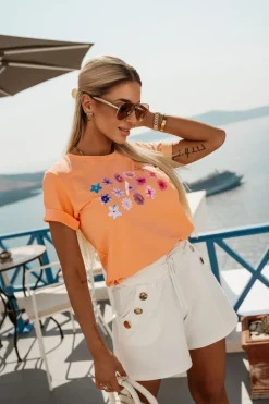 T-SHIRT FLOWERS MORELOWY