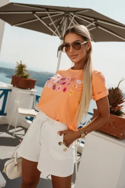 T-SHIRT FLOWERS MORELOWY