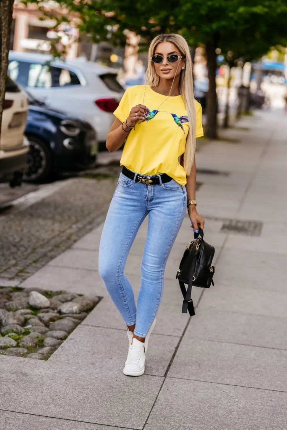 T-SHIRT KOLIBERKI ŻÓŁTY