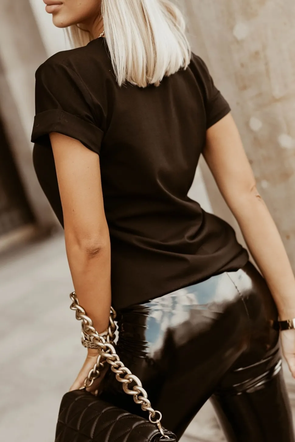 T-SHIRT TEDDY BEAR CZARNY