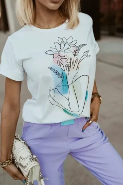 T-SHIRT WOMAN BIAŁY